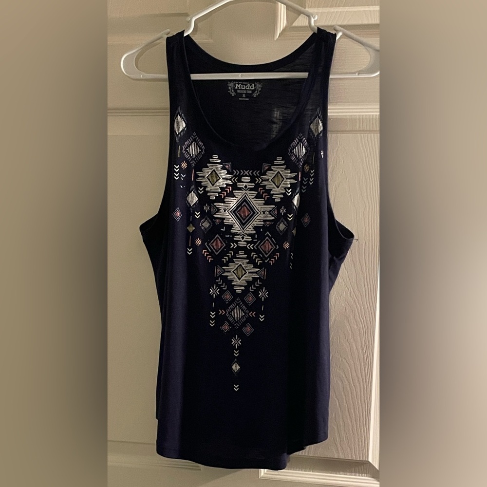 Mudd Aztec Razor Back Weekender Tank - Picture 2 of 6